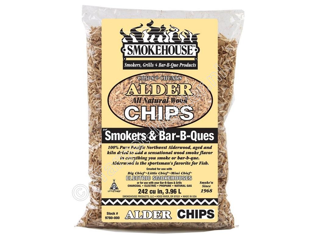 Smokehouse WOOD CHIPS type Alder